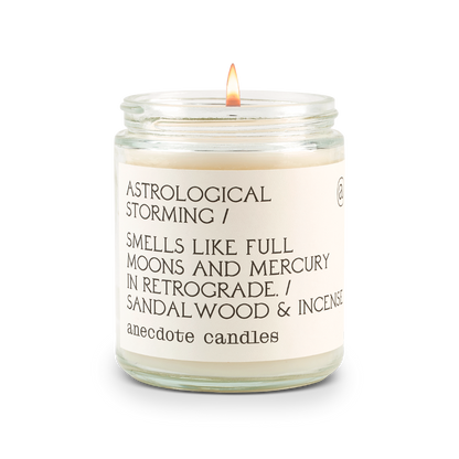 Astrological Storming Anecdote Candles