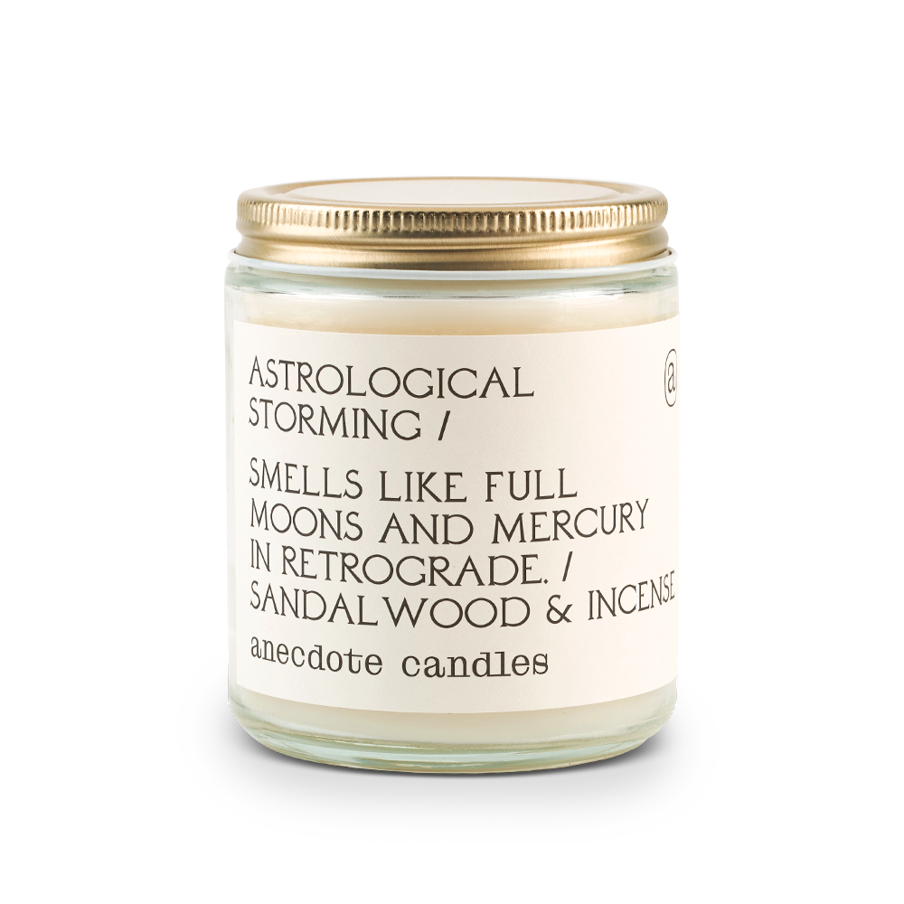 Astrological Storming Anecdote Candles