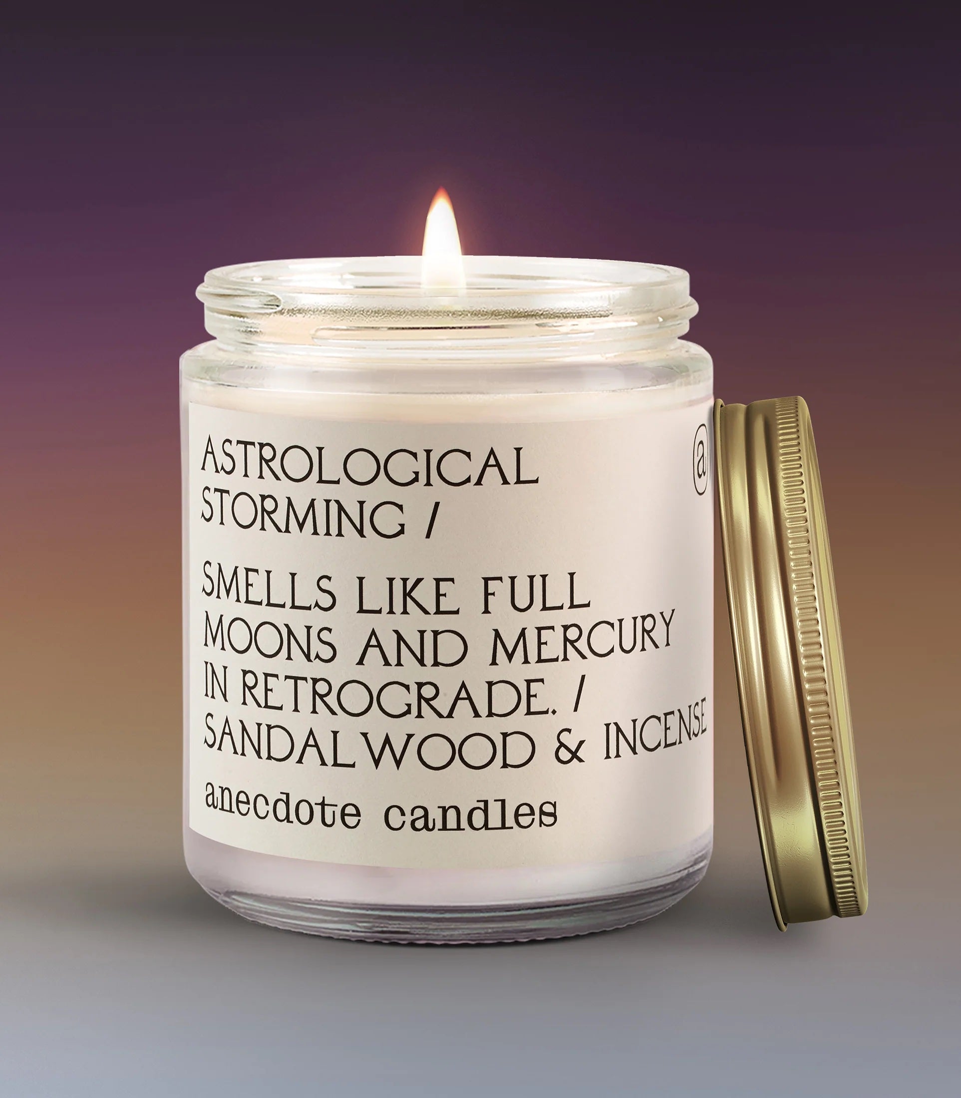 Astrological Storming Anecdote Candles