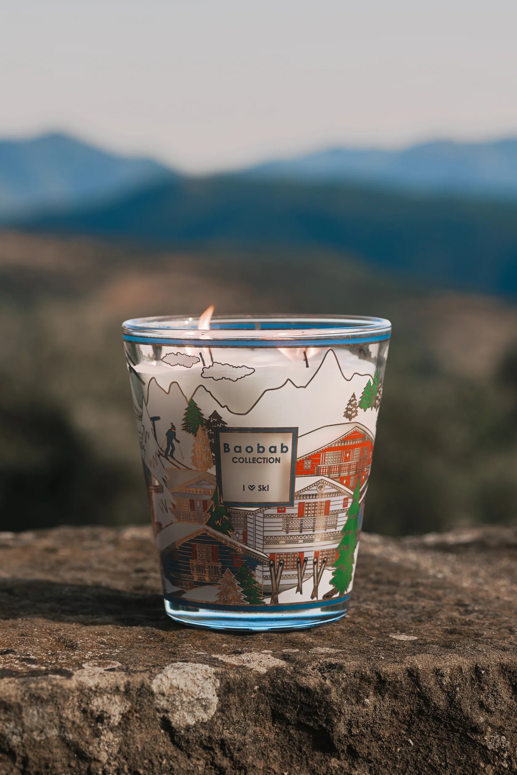 Baobab Collection - Limited Edition Candle I Love Ski - Fig Leaf - Iris - Musk - Coastous