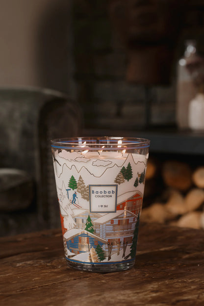 Baobab Collection - Limited Edition Candle I Love Ski - Fig Leaf - Iris - Musk - Coastous