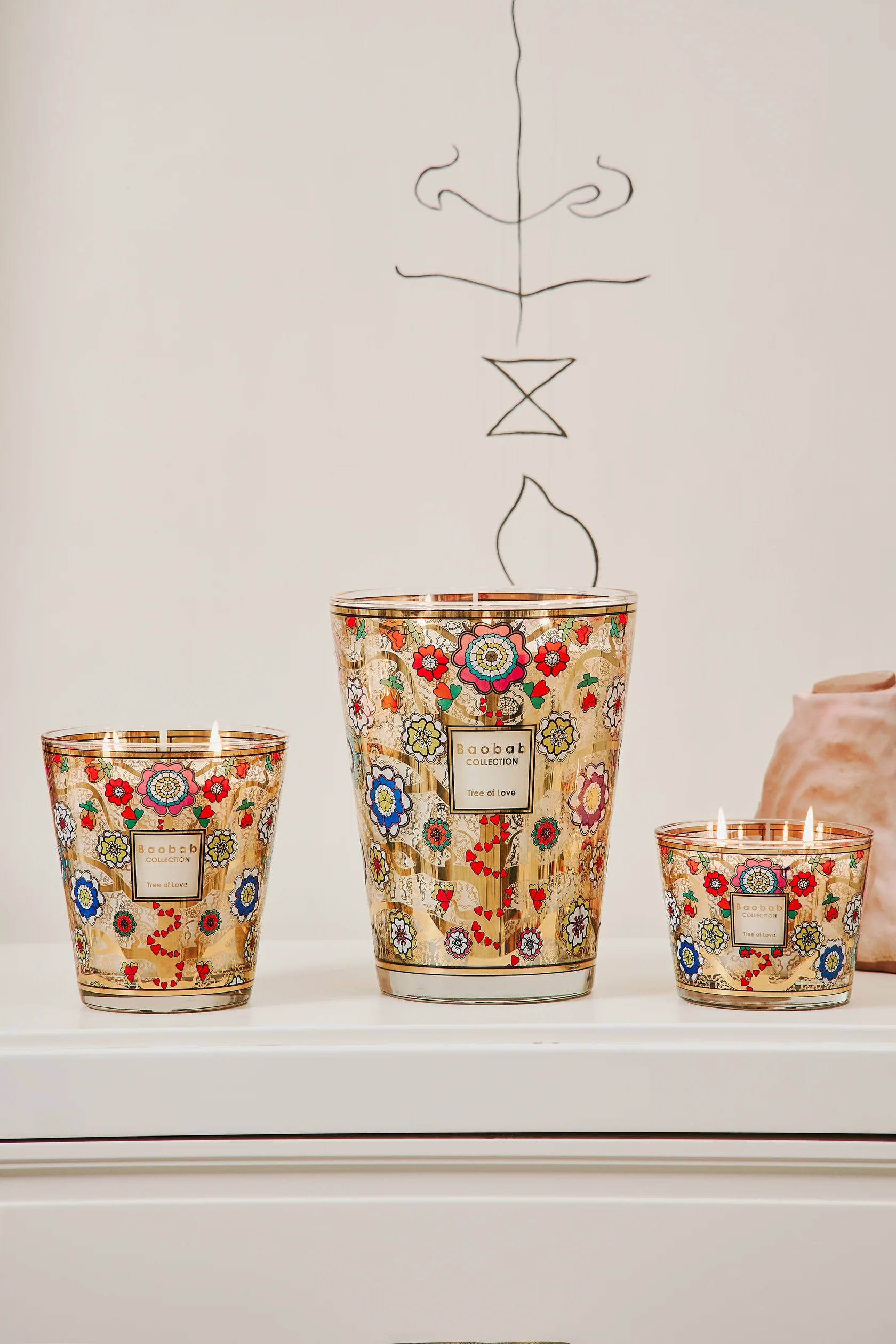 Scented Candle Tree Of Love