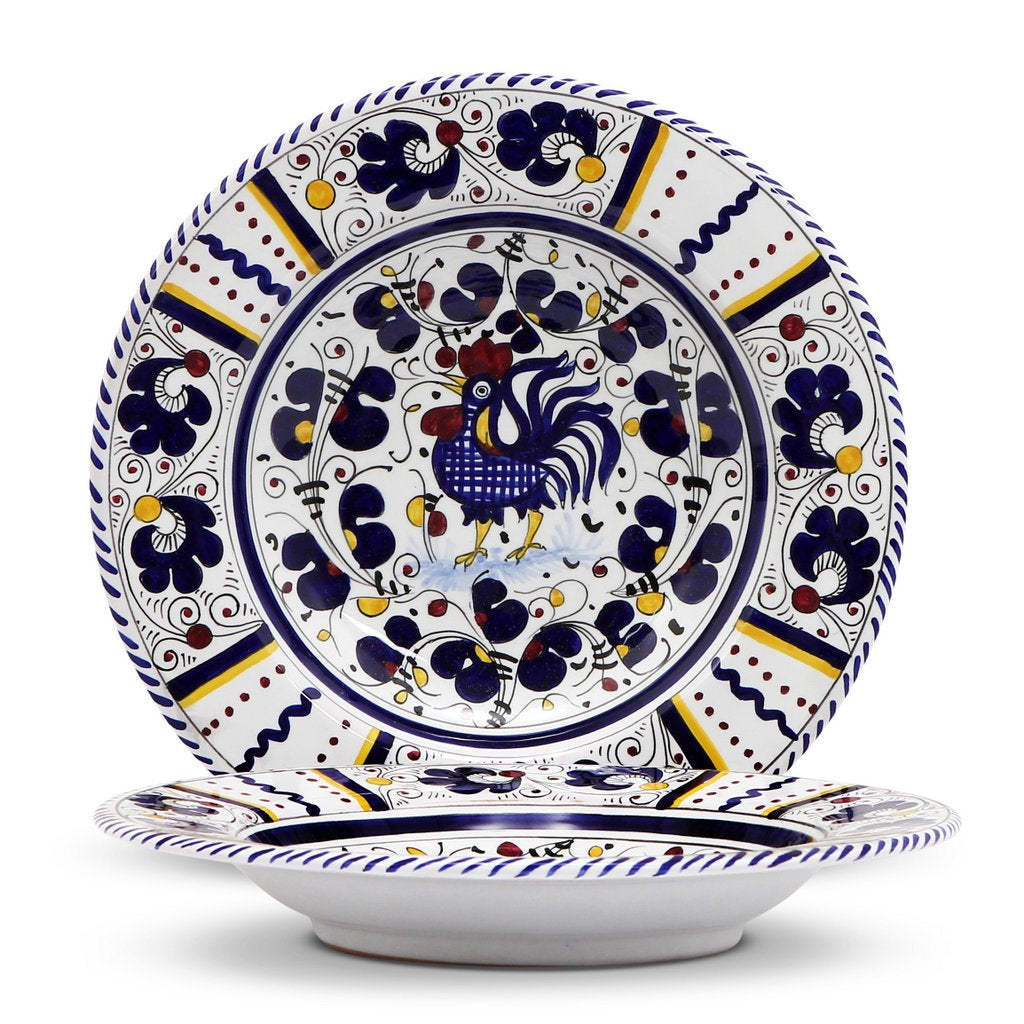 ORVIETO BLUE ROOSTER: 5 Pieces Place Setting