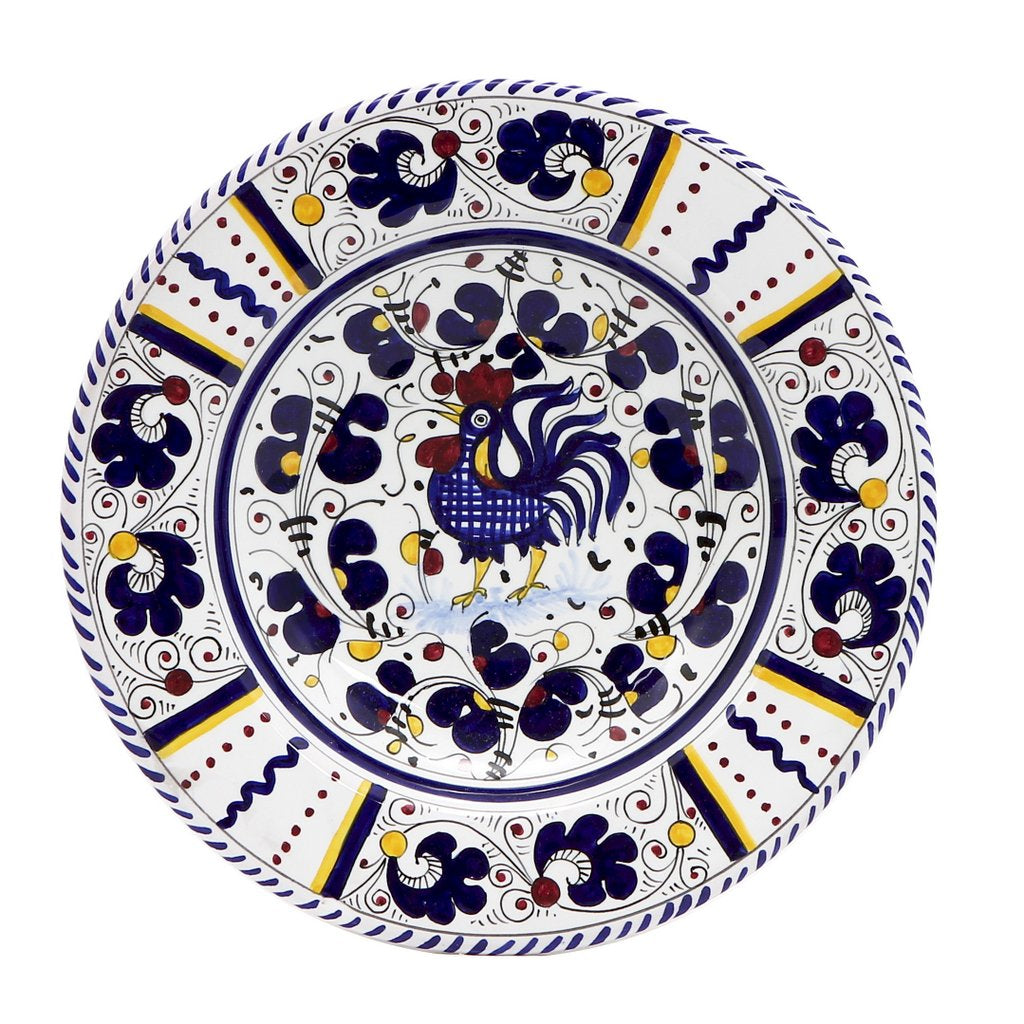 ORVIETO BLUE ROOSTER: 5 Pieces Place Setting