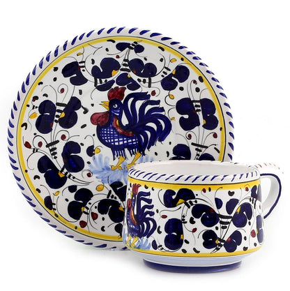 ORVIETO BLUE ROOSTER: 5 Pieces Place Setting