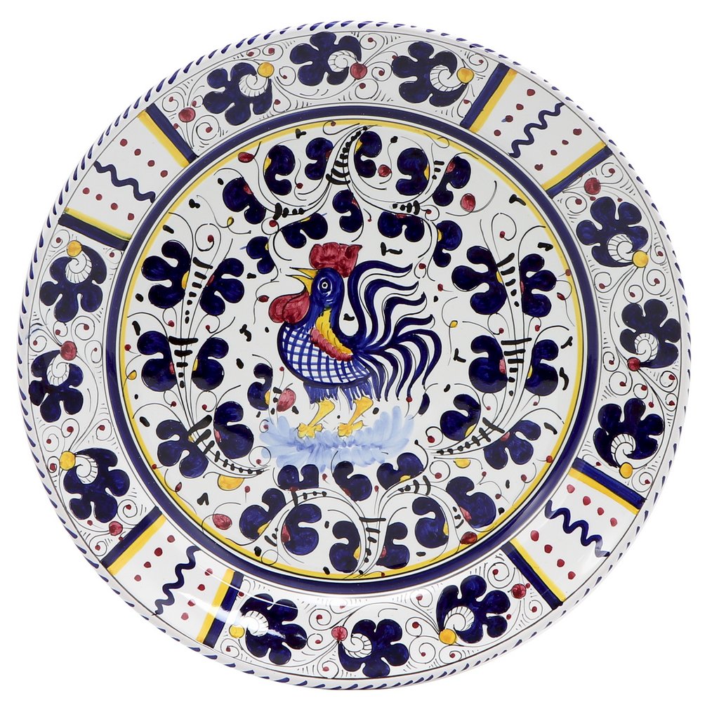 ORVIETO BLUE ROOSTER: Charger Buffet Platter