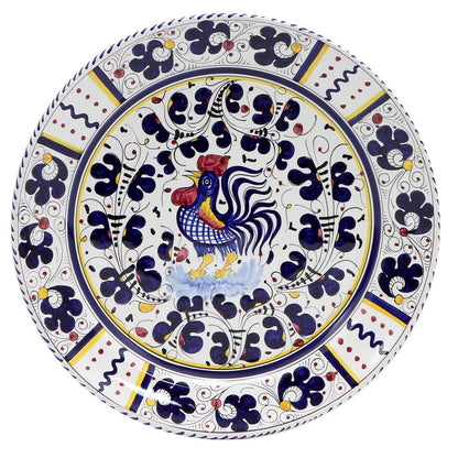 ORVIETO BLUE ROOSTER: Charger Buffet Platter