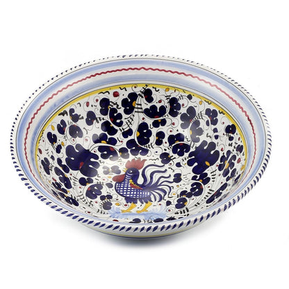ORVIETO BLUE ROOSTER: Serving pasta bowl (Large)