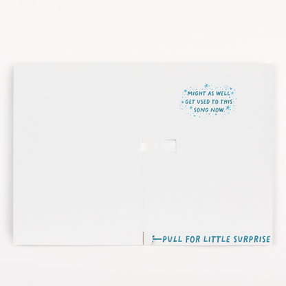 Endless Baby Shower Card Glitter and Sticker Surprise Joker Greeting