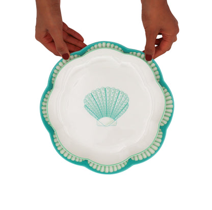 Balearic Blu Dinner Plate - Set of 4 (+1 Bonus Plate) Ro'Table