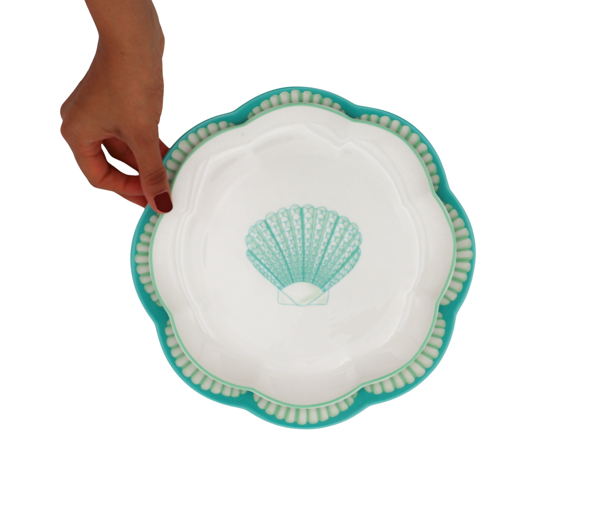 Balearic Blu Starter Plate - Set of 4 (+1 Bonus Plate) Ro'Table