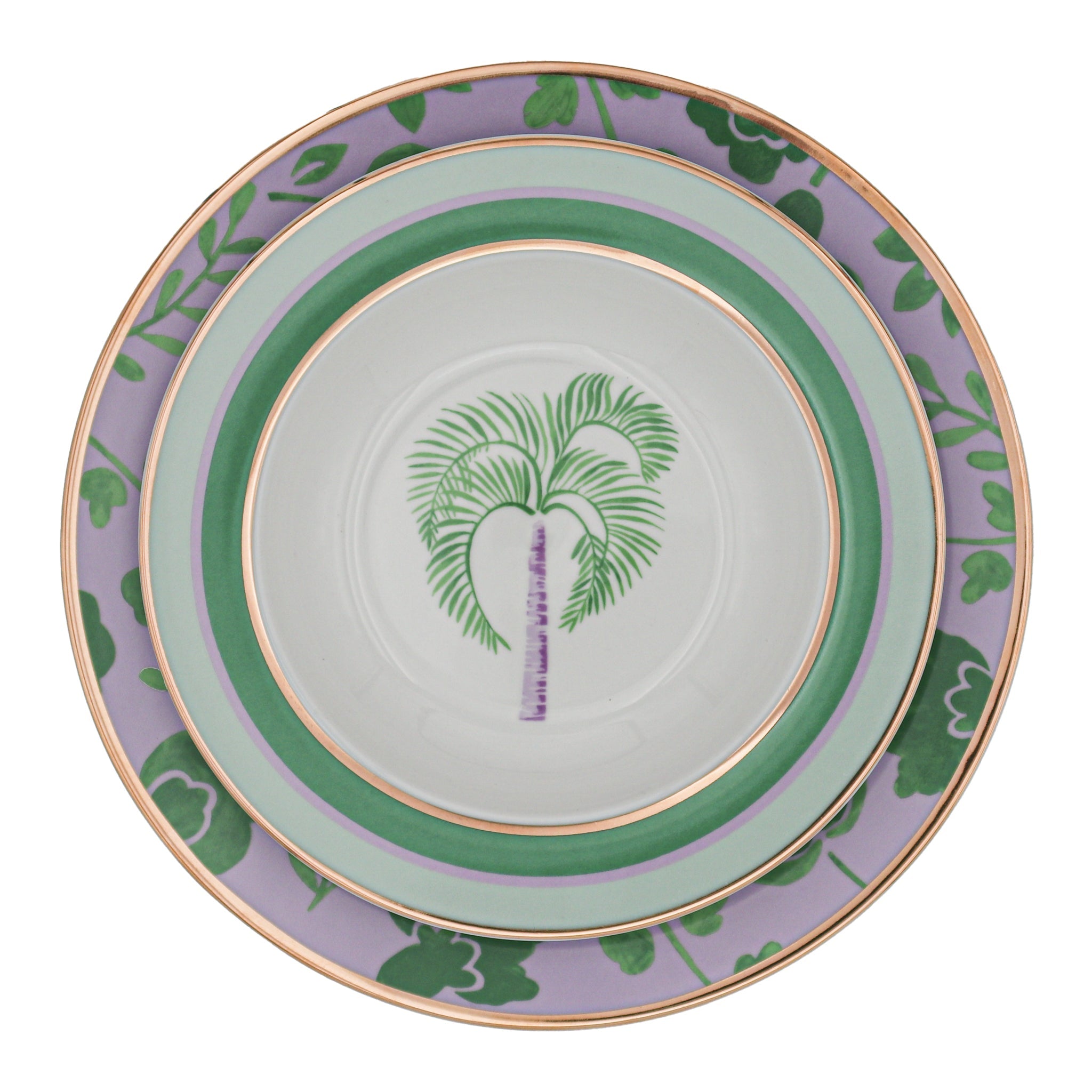 Bernadette Palm Soup Bowl - Set of 4 (+1 Bonus Bowl) Ro'Table