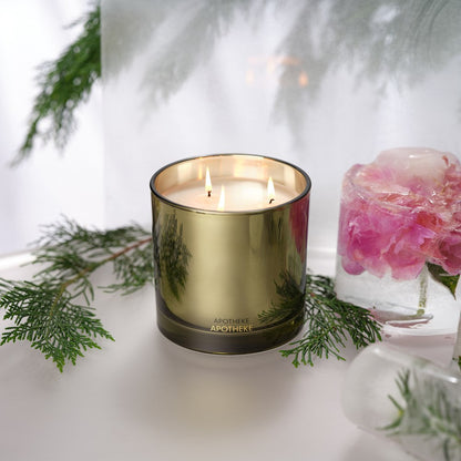 Black Cypress 3-Wick Candle APOTHEKE