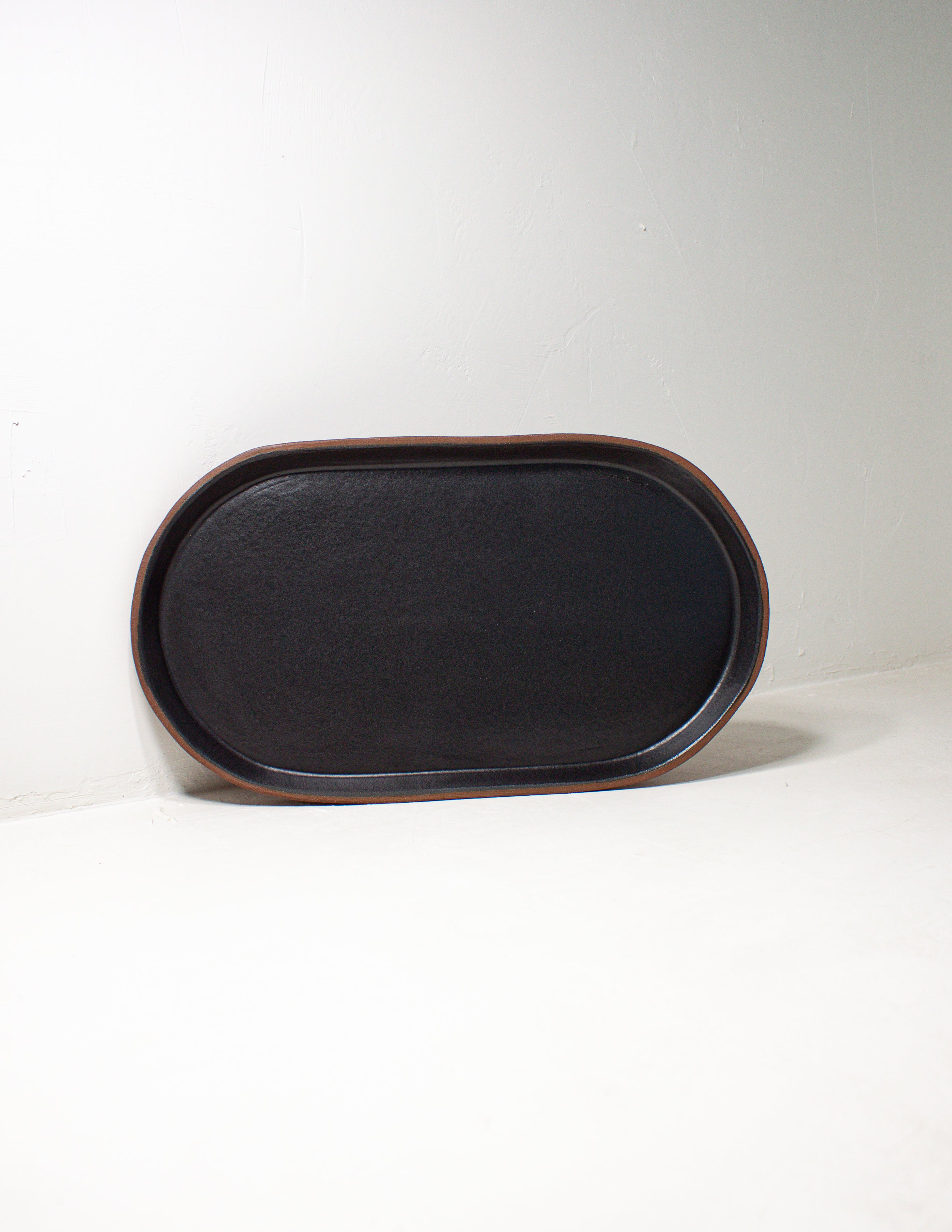 Medium Oval Platter Black Oak Art