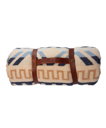 Leather Blanket Roll Blanket