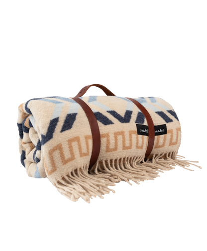 Leather Blanket Roll Blanket