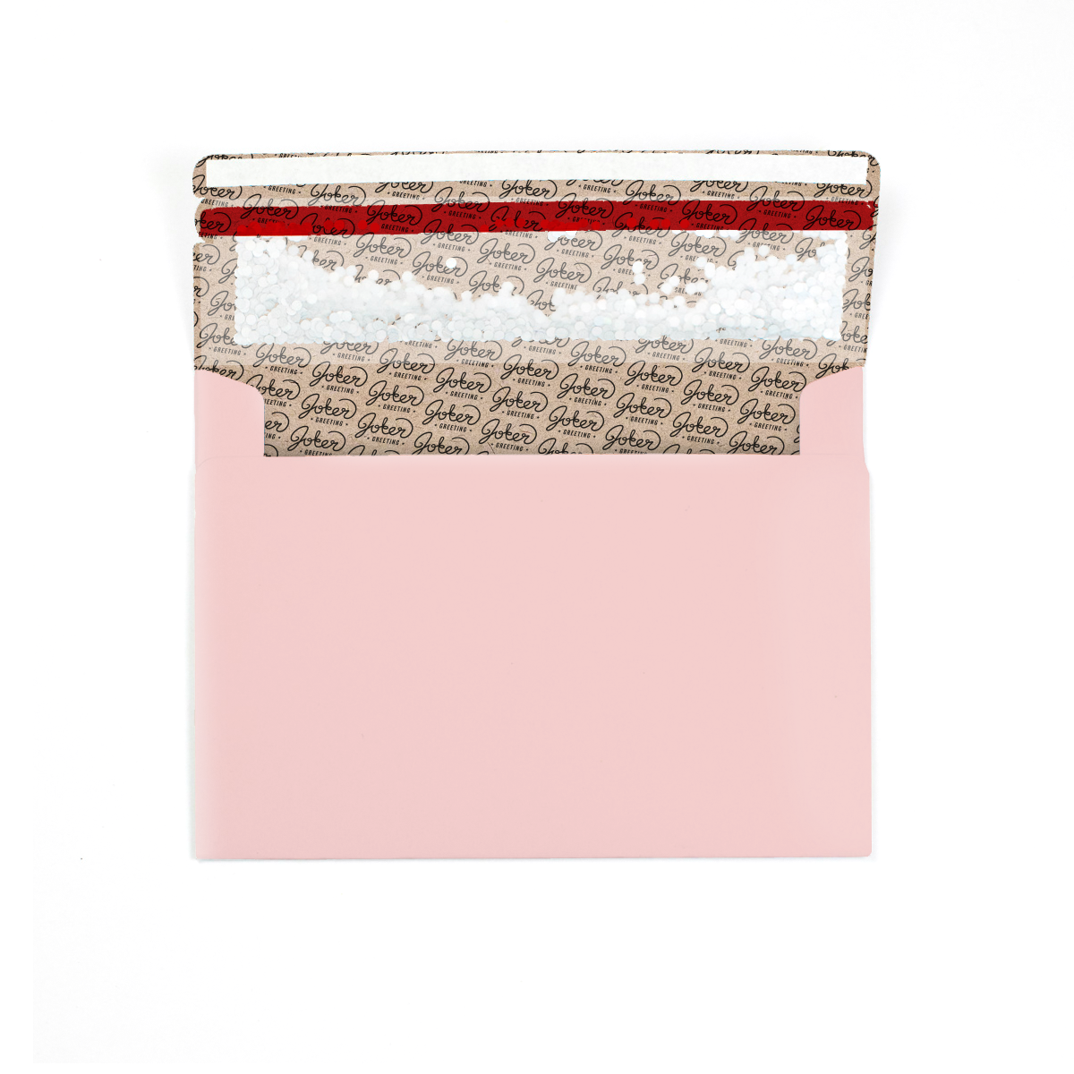 Glitter Trap Blush Envelope (1-Pack) Joker Greeting