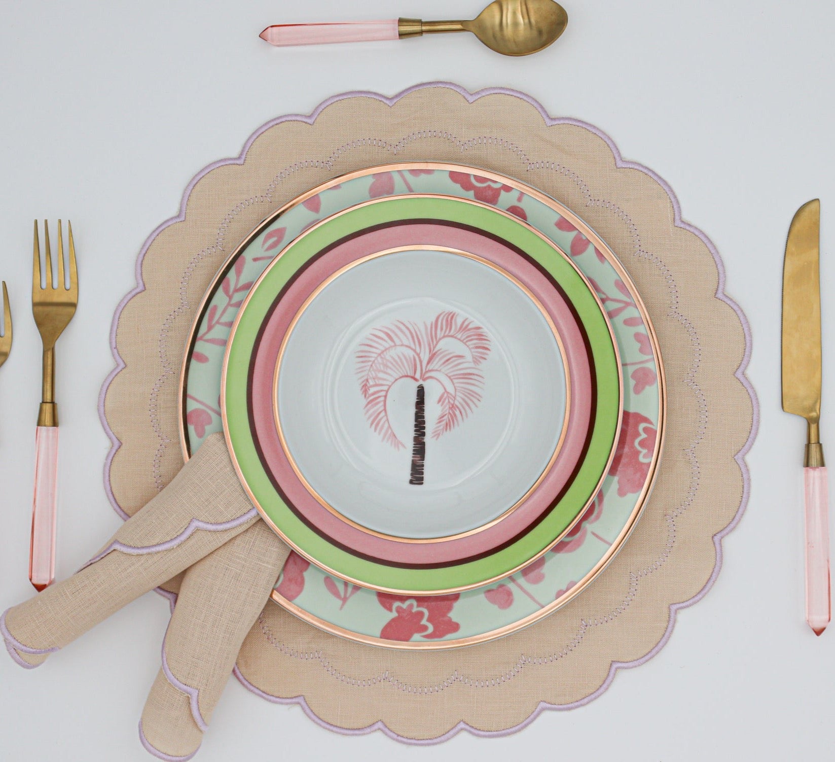 Blush Buttercream Napkin - Set of 4 Ro'Table