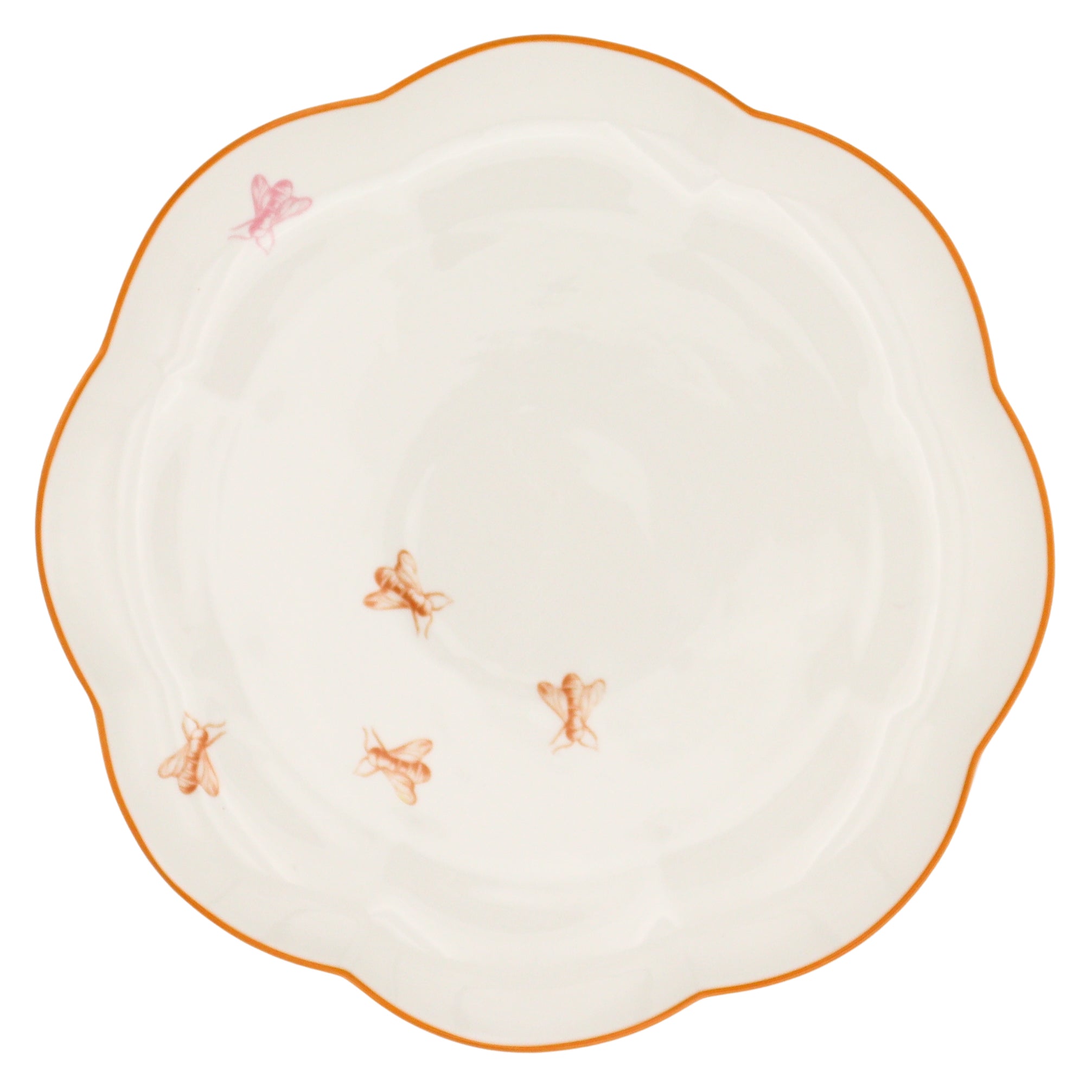 Bumble Voyage Scalloped Dinner Plate - Set of 4 (+1 Bonus Plate) Ro'Table