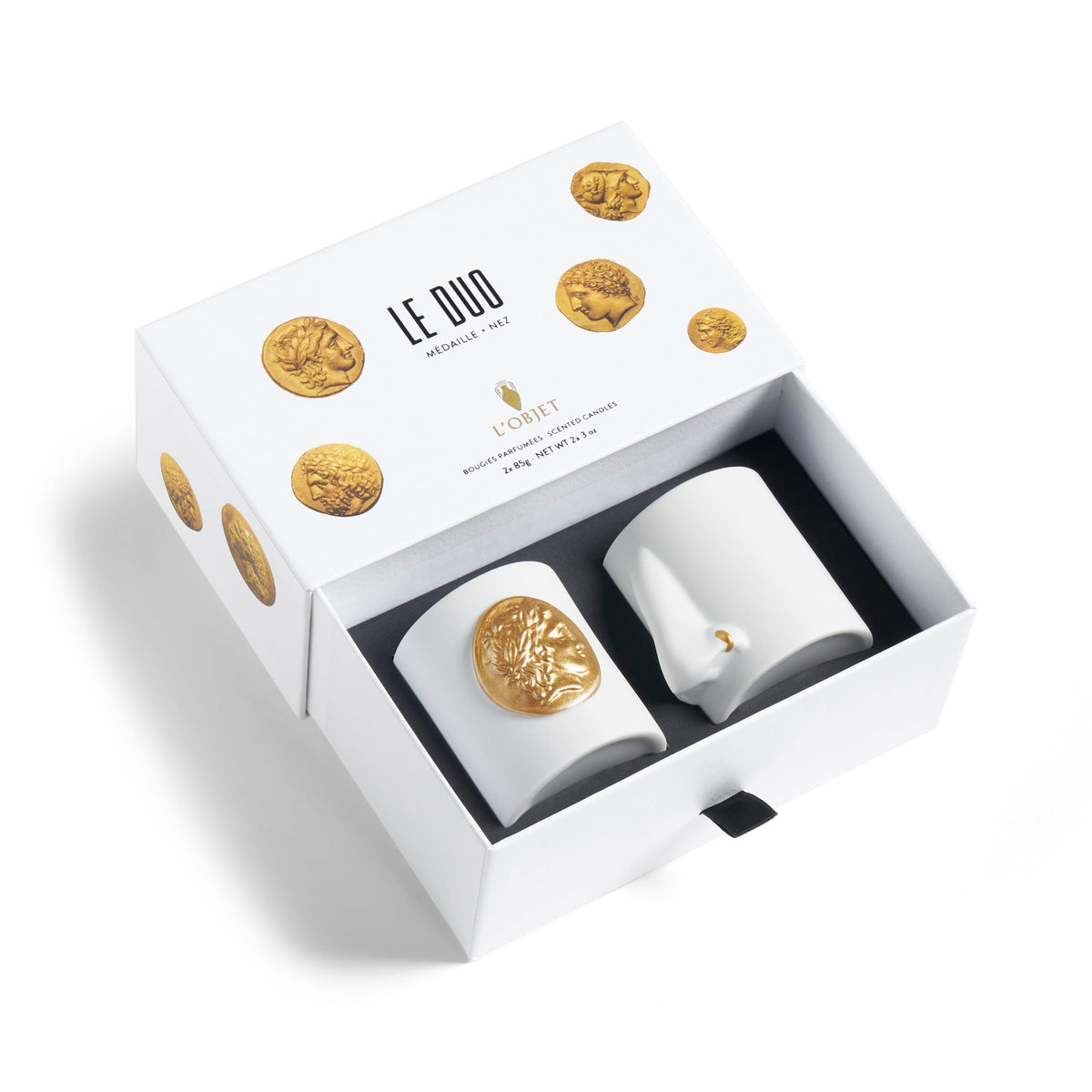 Le Duo Candle Set – Médaille & Nez by L'Objet