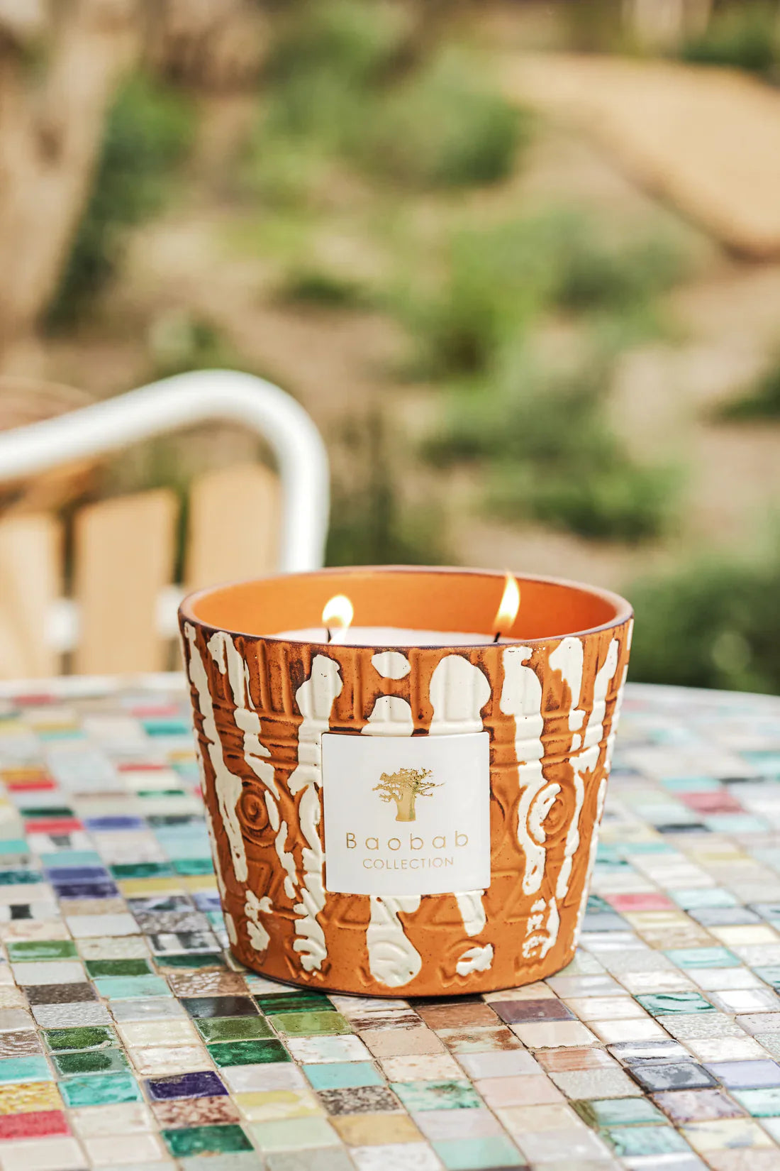 Baobab Collection - Candle Ancient Mark Papunya - Peppermint - Geranium- Driftwood - Coastous