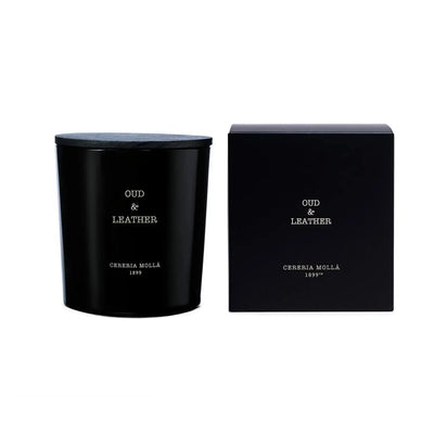 Cereria Molla - Oud & Leather 21 oz/600 gm. XL Candle   