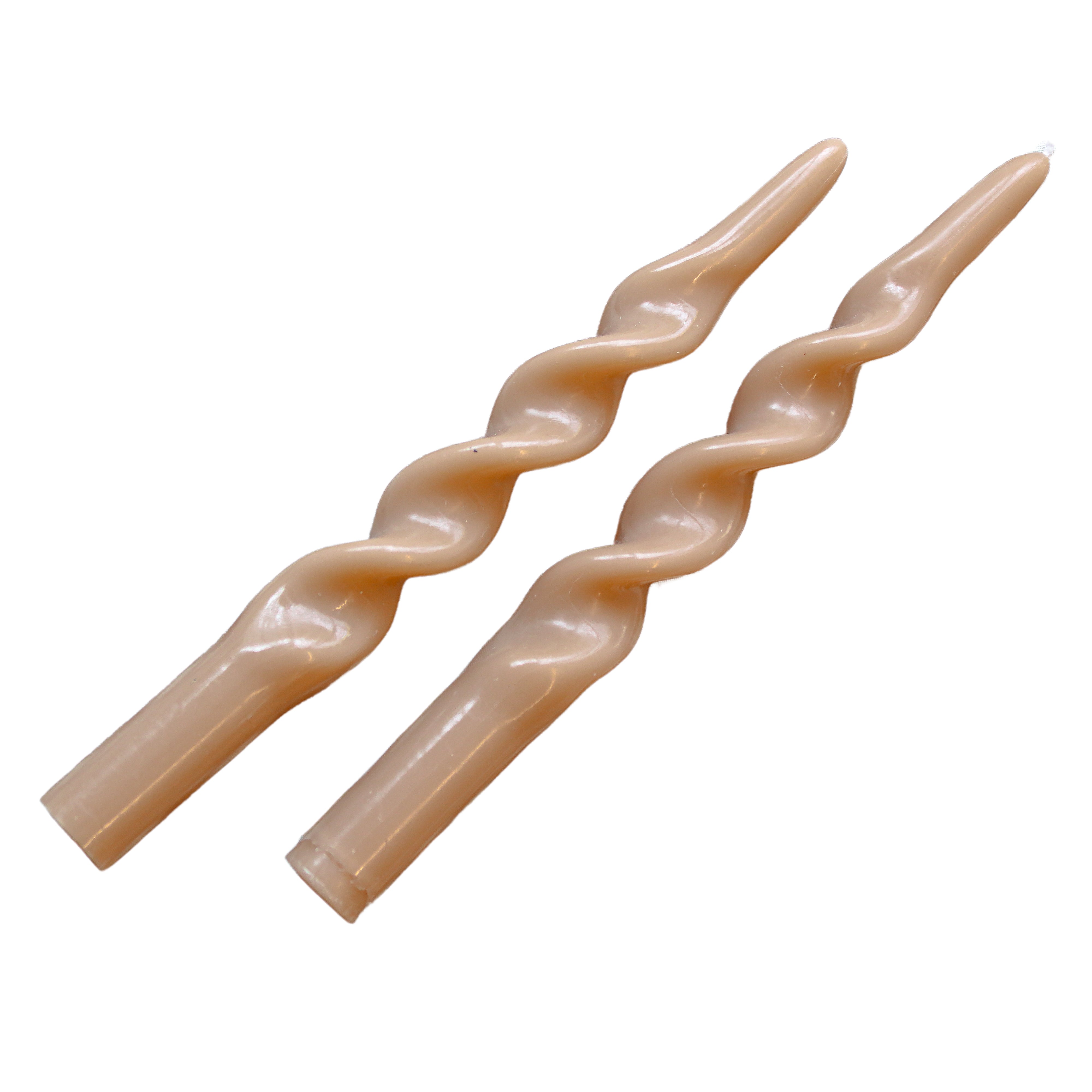 20 Caramel Swirl Candles - 10 Packs of 2 Ro'Table