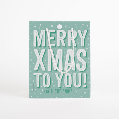 Endless Meowy Christmas Gift Bag Joker Greeting