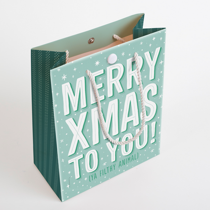 Endless Meowy Christmas Gift Bag Joker Greeting