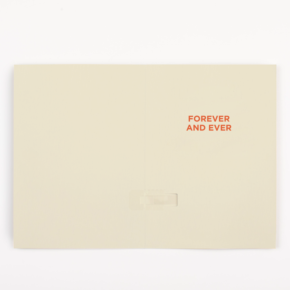 Endless Never Gonna Give you Up Christmas With Glitter Joker Greeting