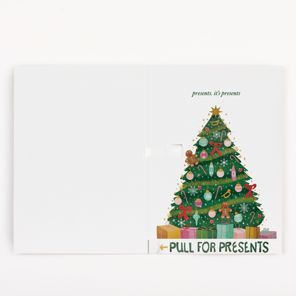 Endless Christmas Glitter and Sticker Surprise Card Joker Greeting