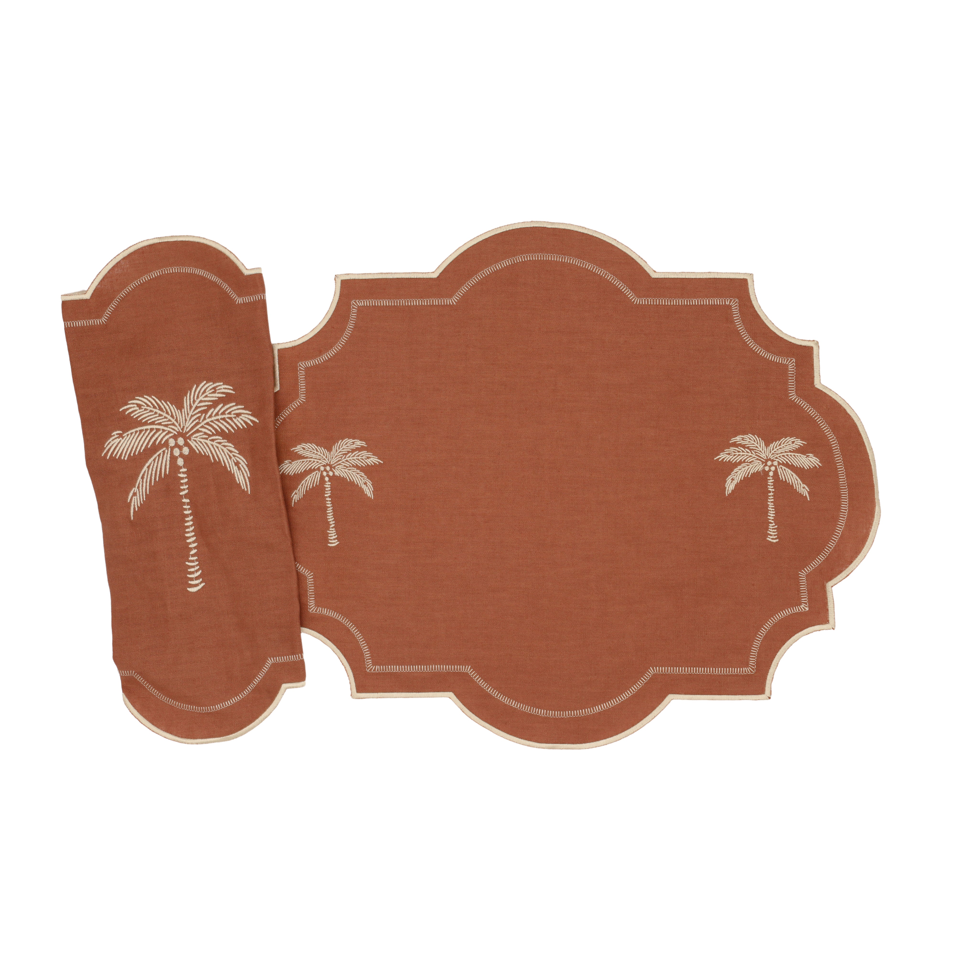Cocoa Oasis Napkin - Set of 4 Ro'Table