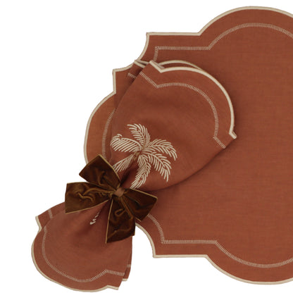 Cocoa Oasis Napkin - Set of 4 Ro'Table