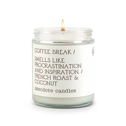 Coffee Break Anecdote Candles