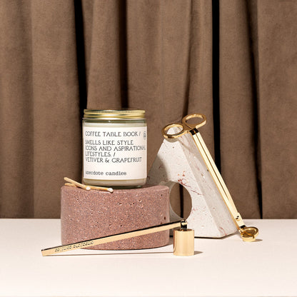 Coffee Table Book Anecdote Candles