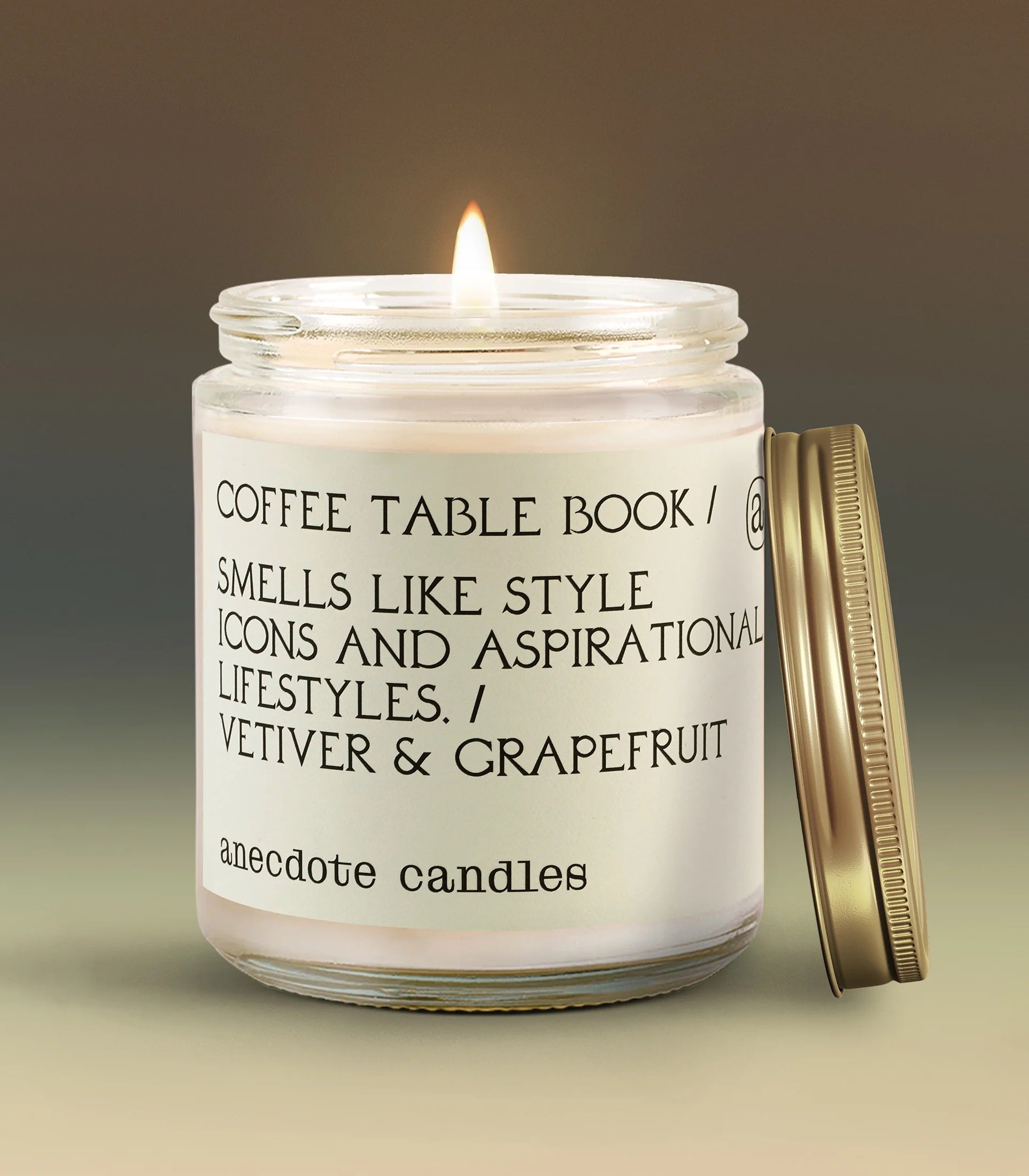 Coffee Table Book Anecdote Candles