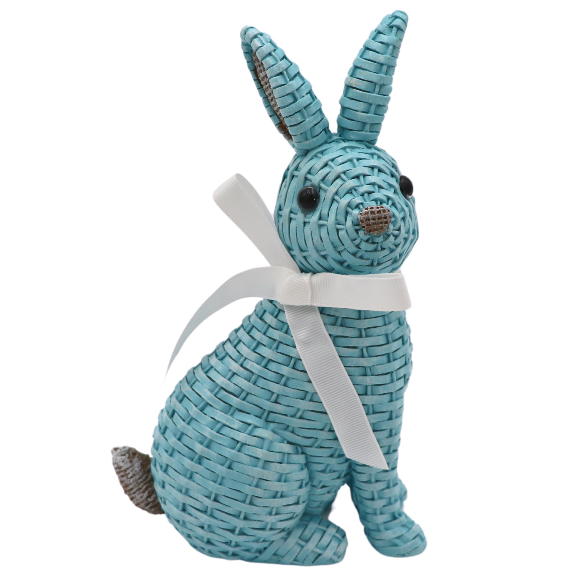 Colette and Milo Rattan Bunnies - Pair Ro'Table