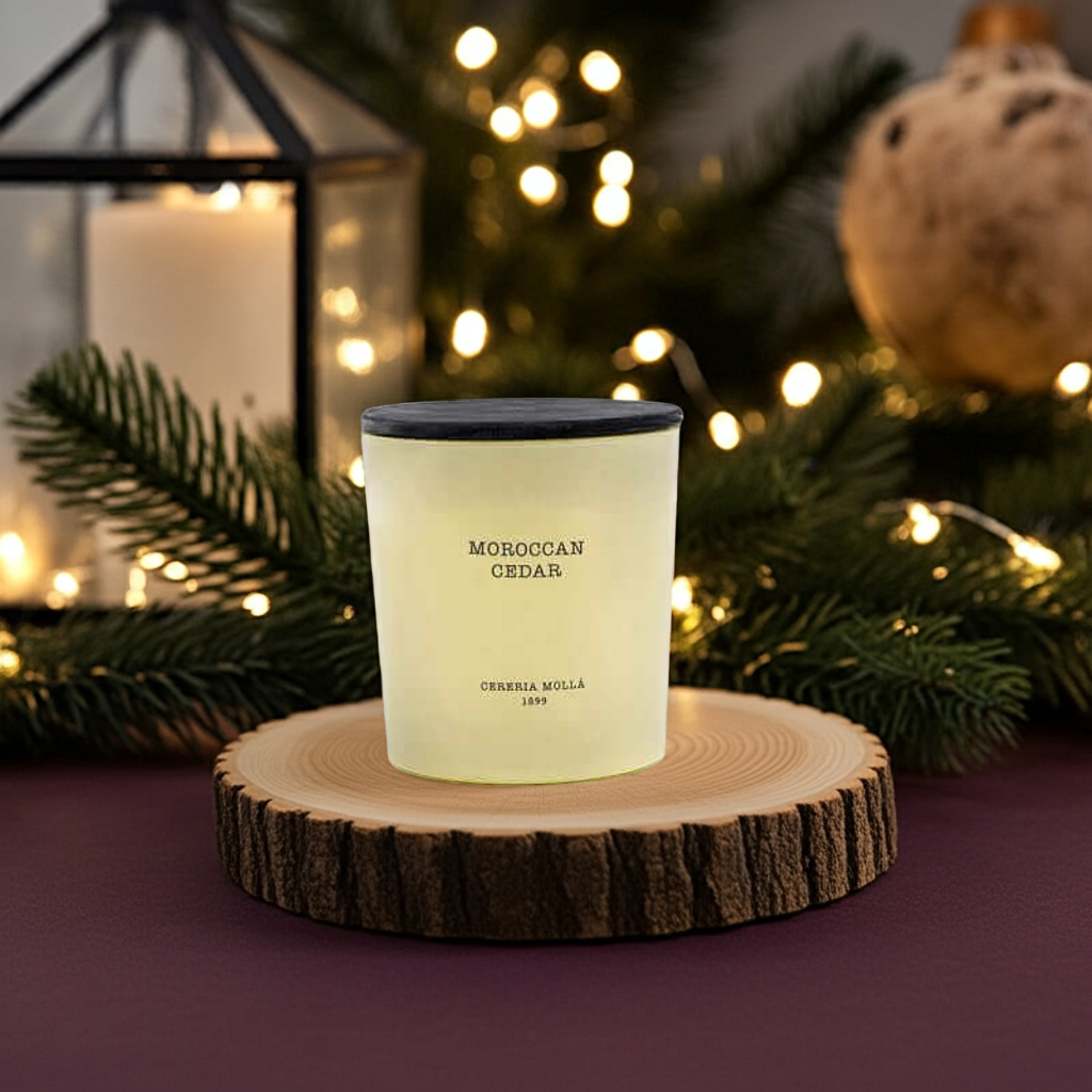 Cereria Molla - Moroccan Cedar 3 wick XL Candle - 21 oz / 600 g - Coastous