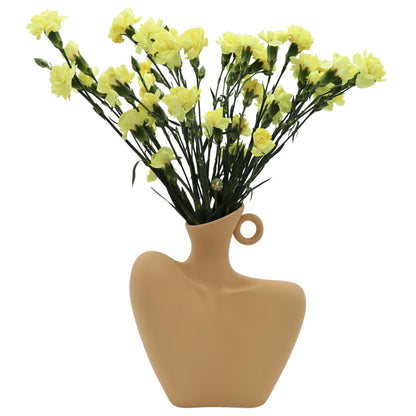 Cream Handle Muse Vase Ro'Table