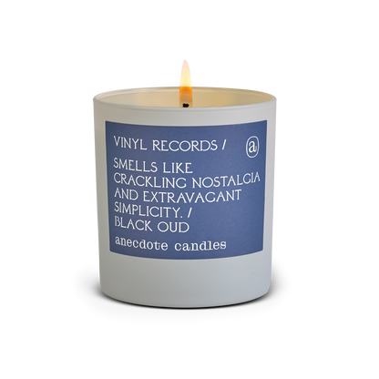 Vinyl Records Anecdote Candles