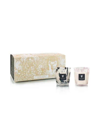 Baobab Collection - Limited Edition Black and White Pearls Candle Duo - Coastous