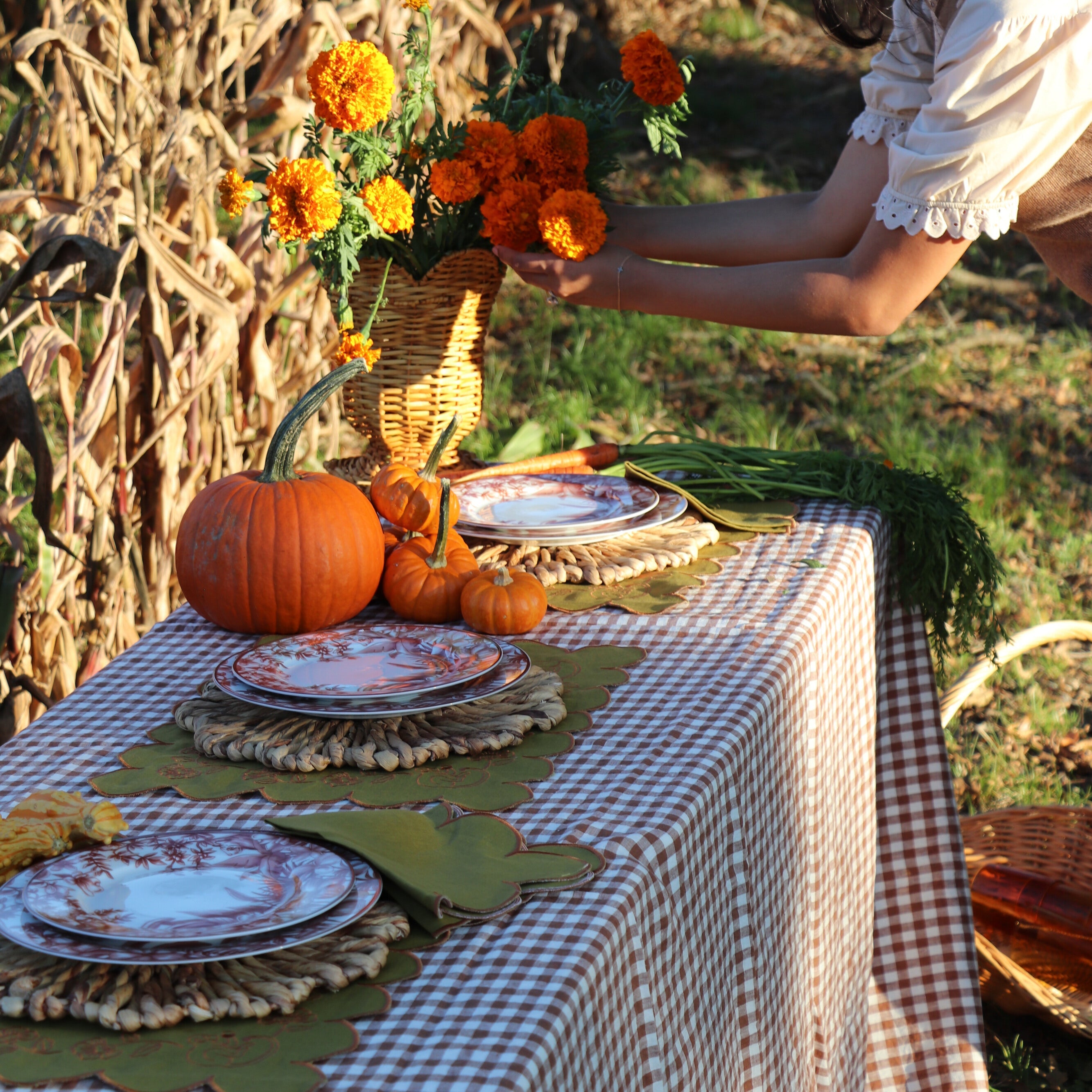Earthen Pine Napkin - Set of 4 Ro'Table