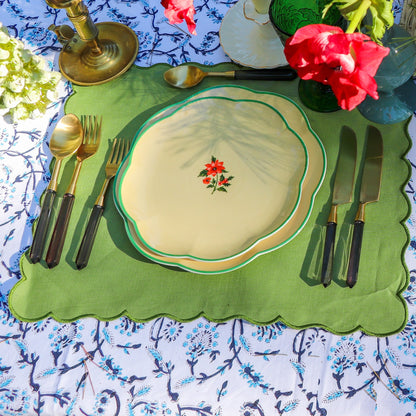 Eleanor Royal Blue Tablecloth Ro'Table