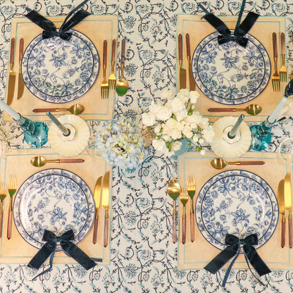 Eleanor Royal Blue Tablecloth Ro'Table