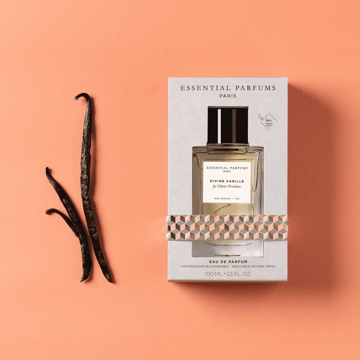 ESSENTIAL PARFUMS - DIVINE VANILLE – EAU DE PARFUM SPRAY 100 ML Essential Parfums