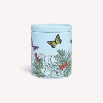 Fornasetti NEL MENTRE Large Candle – Farfalle e Balaustra, Giardino Segreto