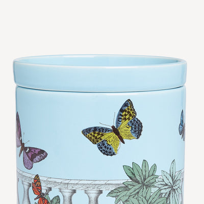 Fornasetti NEL MENTRE Large Candle – Farfalle e Balaustra, Giardino Segreto