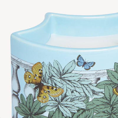 Fornasetti NEL MENTRE Vase Candle – Farfalle e Balaustra, Giardino Segreto