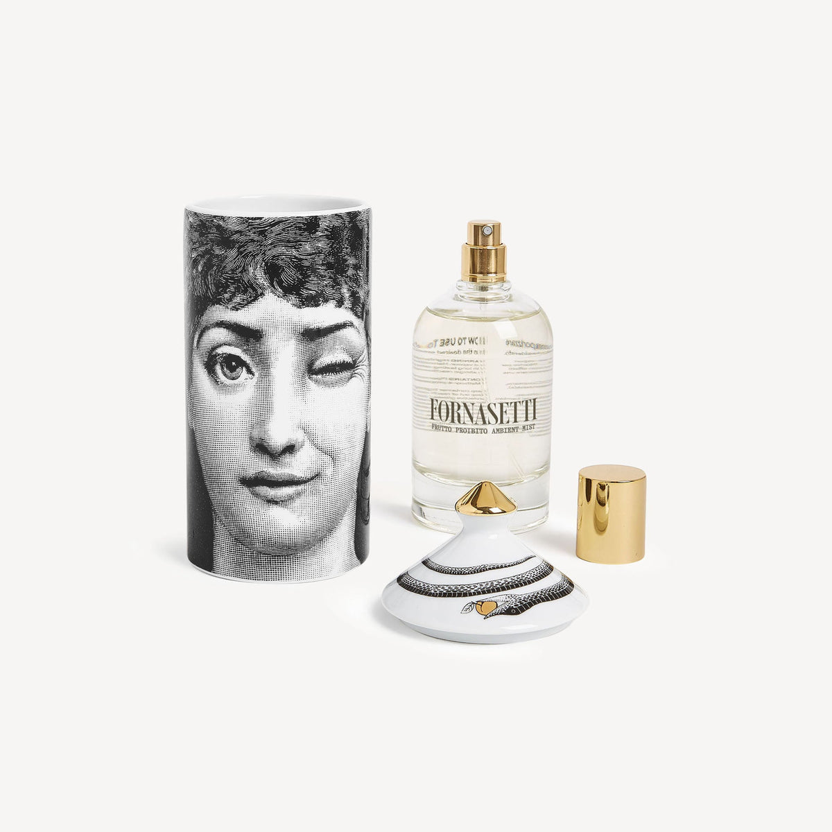 Fornasetti TALVOLTA Room Spray – Mascherina, Frutto Proibito