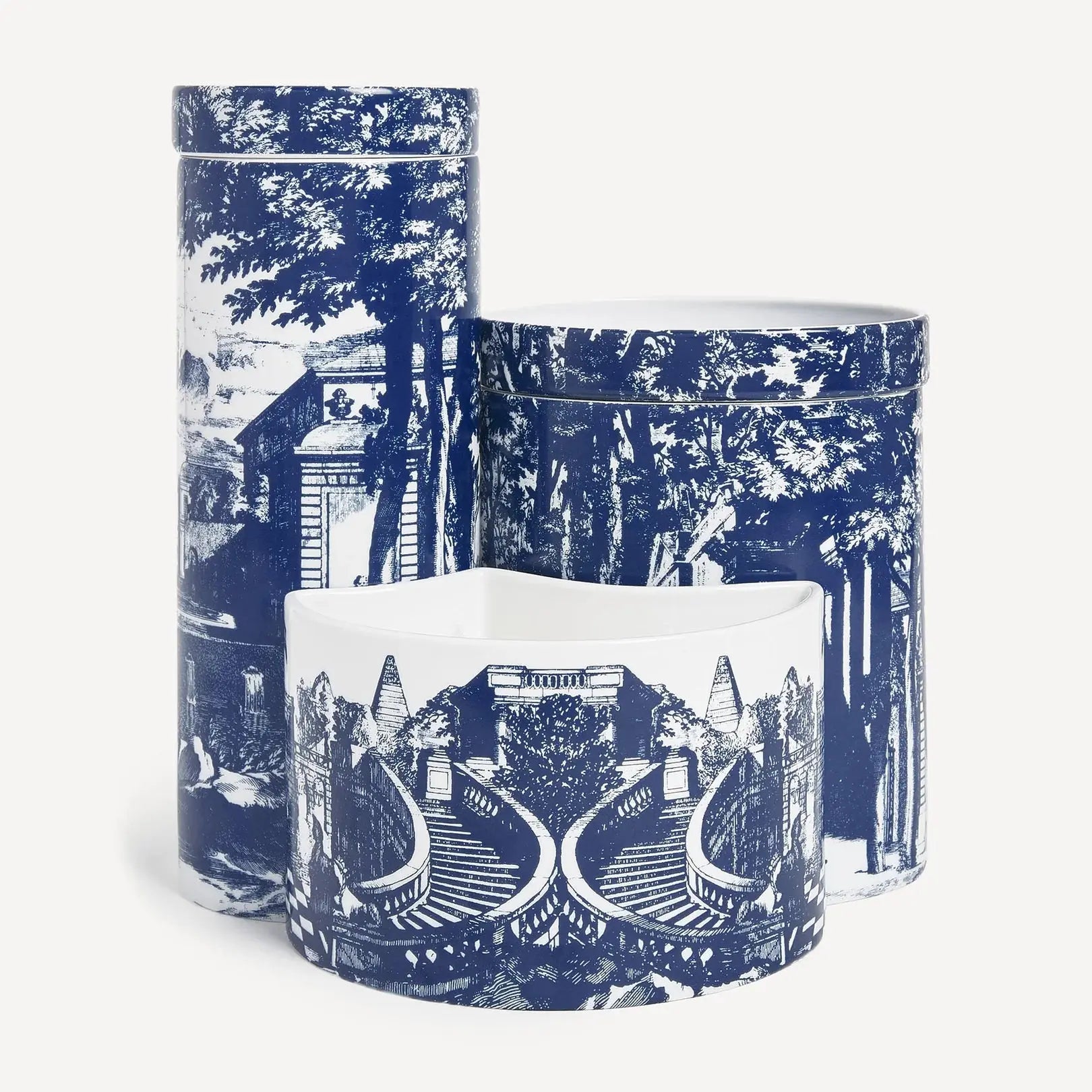 Fornasetti - NEL MENTRE Set of three scented Candles - Giardino Settecentesco - Giardino Segreto Fragrance   